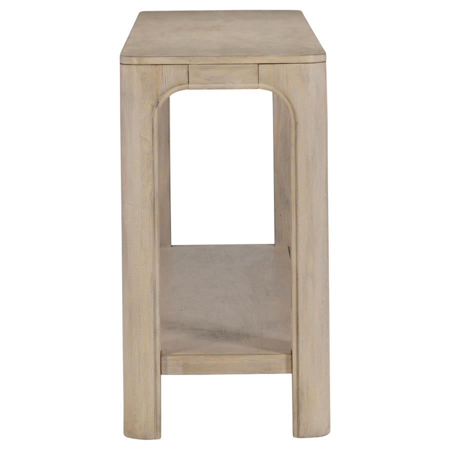 Solano 64-inch Entryway Console Sofa Table Weathered Mango 723489