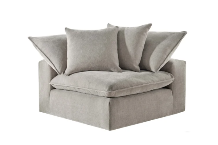 Sereen Fabric Corner Chair with 2 Pillows