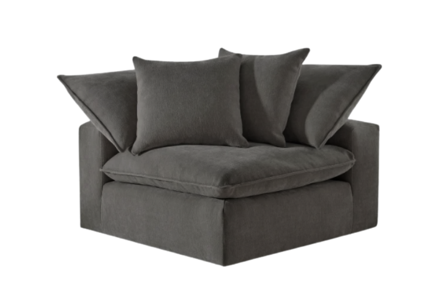 Sereen Fabric Corner Chair with 2 Pillows