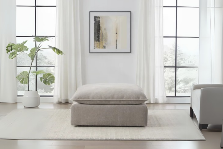 Sereen Fabric Ottoman