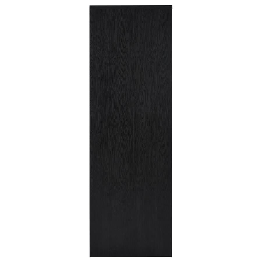 Noble 2-door Bedroom Wardrobe Storage Cabinet Armoire Black