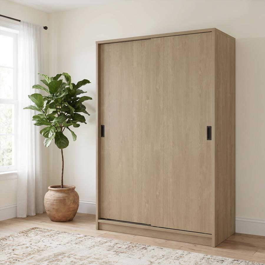 Noble 2-door Bedroom Wardrobe Storage Cabinet Armoire Black