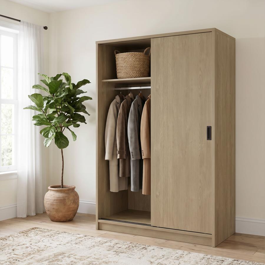 Noble 2-door Bedroom Wardrobe Storage Cabinet Armoire Black