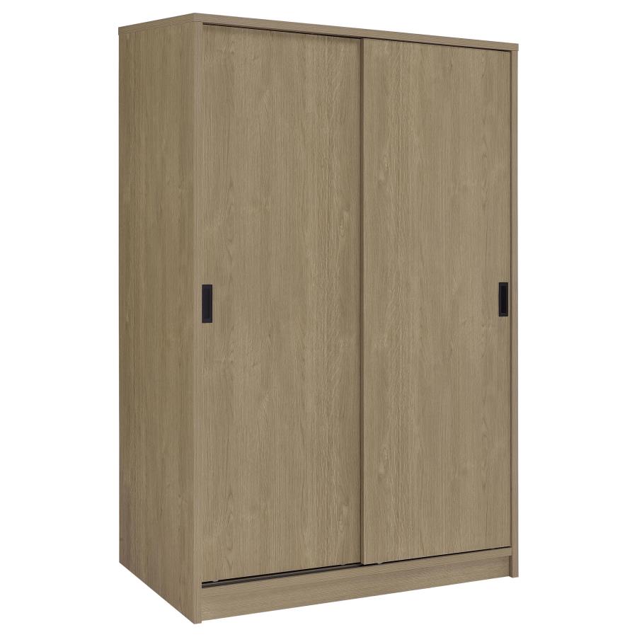 Noble 2-door Bedroom Wardrobe Storage Cabinet Armoire Black