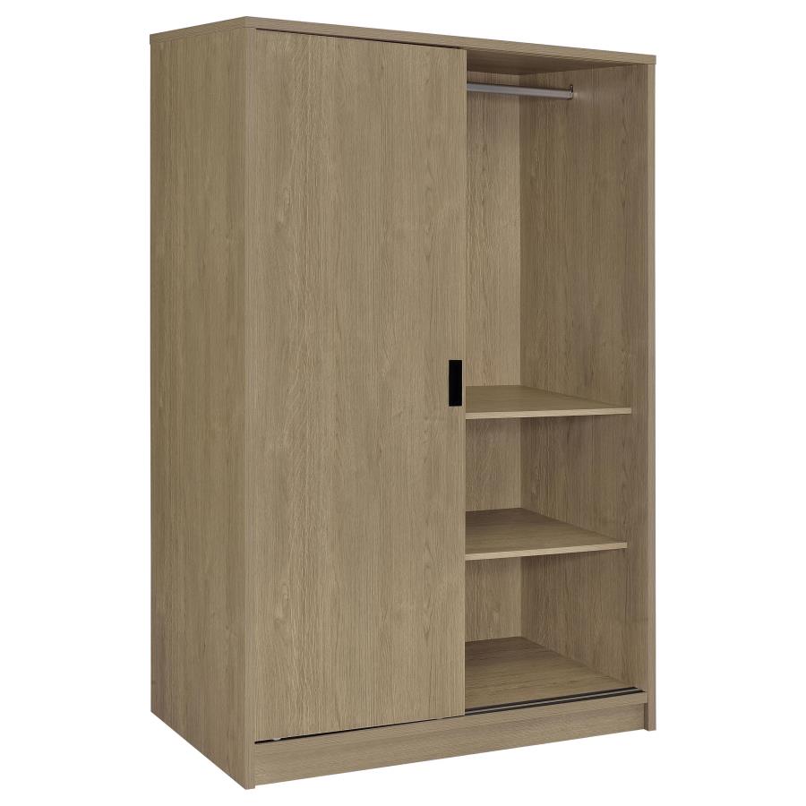 Noble 2-door Bedroom Wardrobe Storage Cabinet Armoire Black