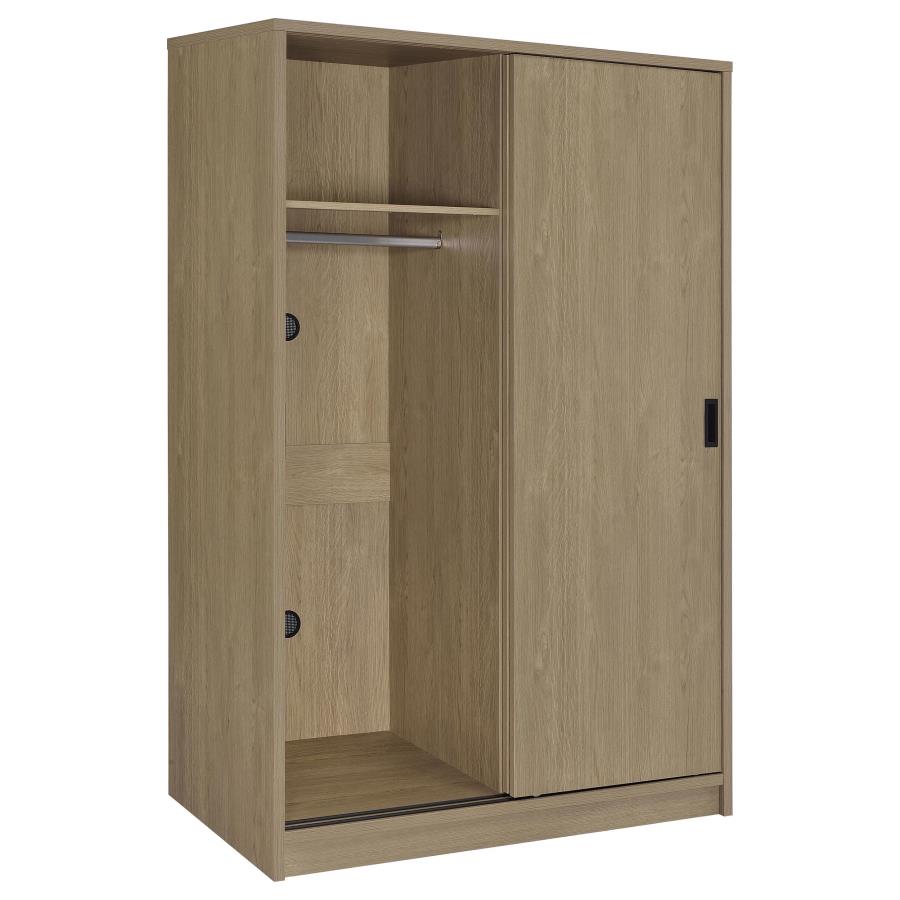 Noble 2-door Bedroom Wardrobe Storage Cabinet Armoire Black