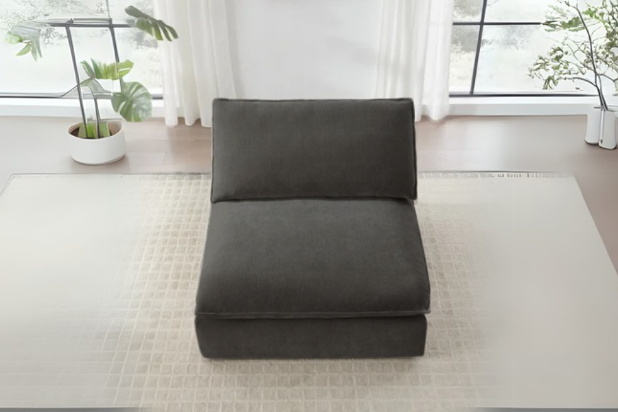 Sereen Fabric Armless Chair