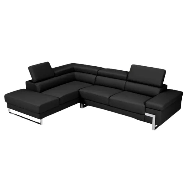 Athena Sectional in White, Black, Grey and Left or Right - Venini Furniture 