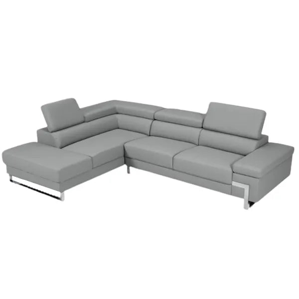 Athena Sectional in White, Black, Grey and Left or Right - Venini Furniture 