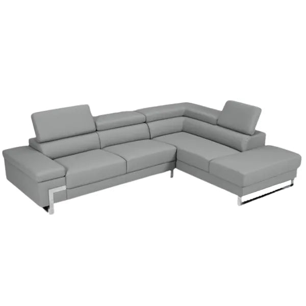 Athena Sectional in White, Black, Grey and Left or Right - Venini Furniture 
