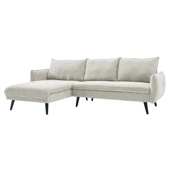 PARIS Sectional Right or Left in Beige, Light Gray or Dark Gray. - Venini Furniture 