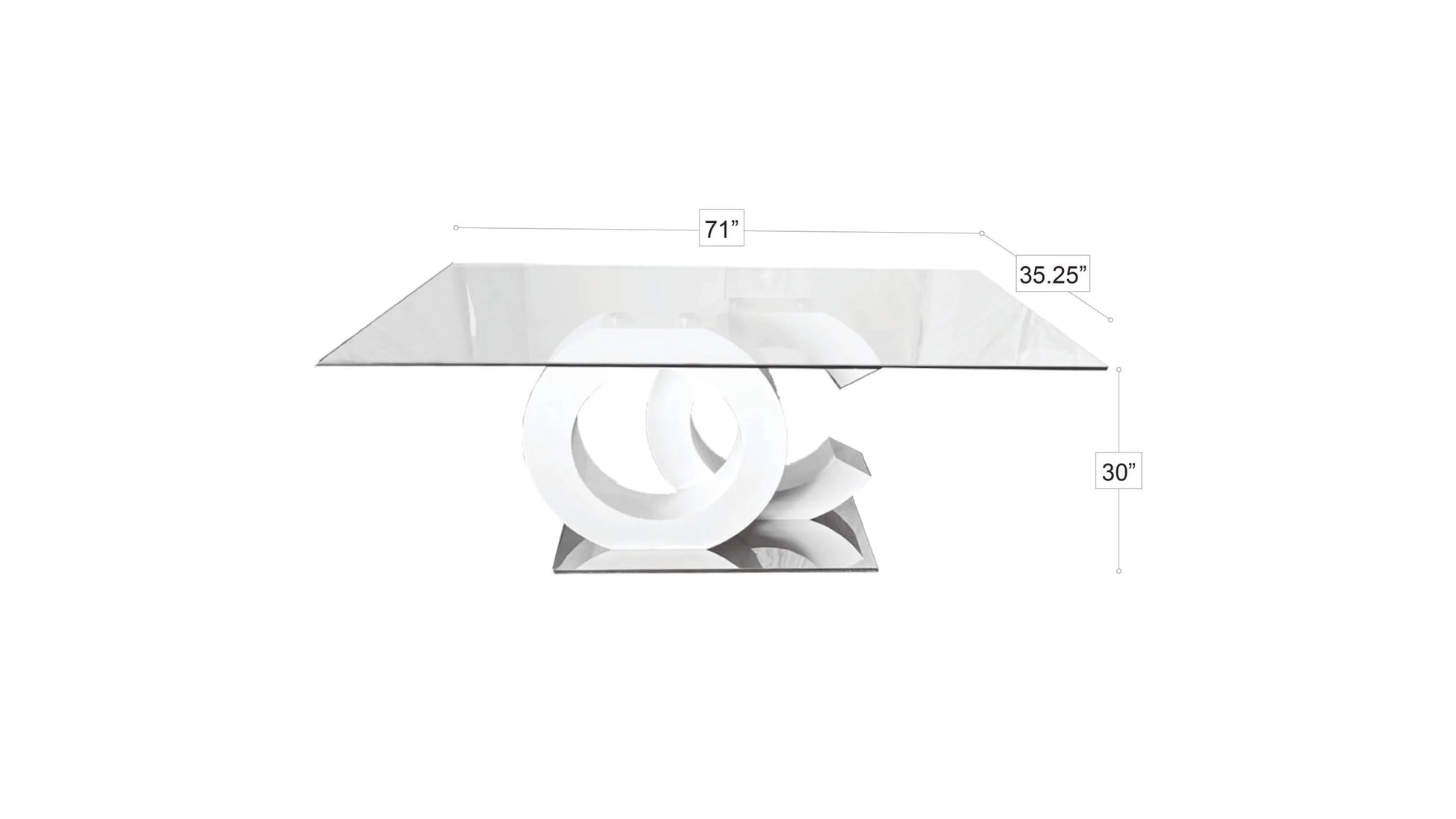 Brunella Dining Table - Venini Furniture 
