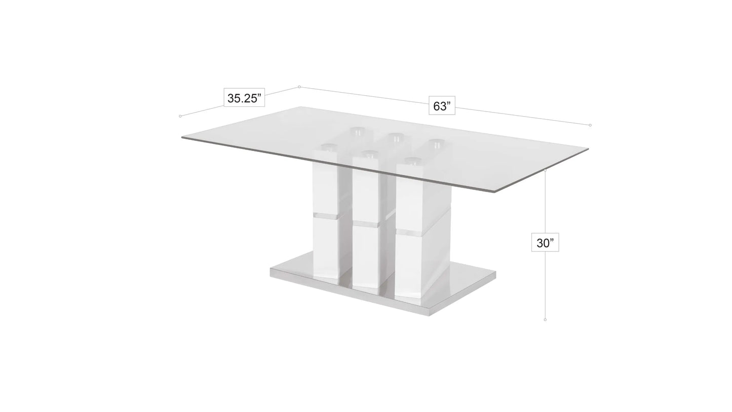 Derick Dining Table - Venini Furniture 