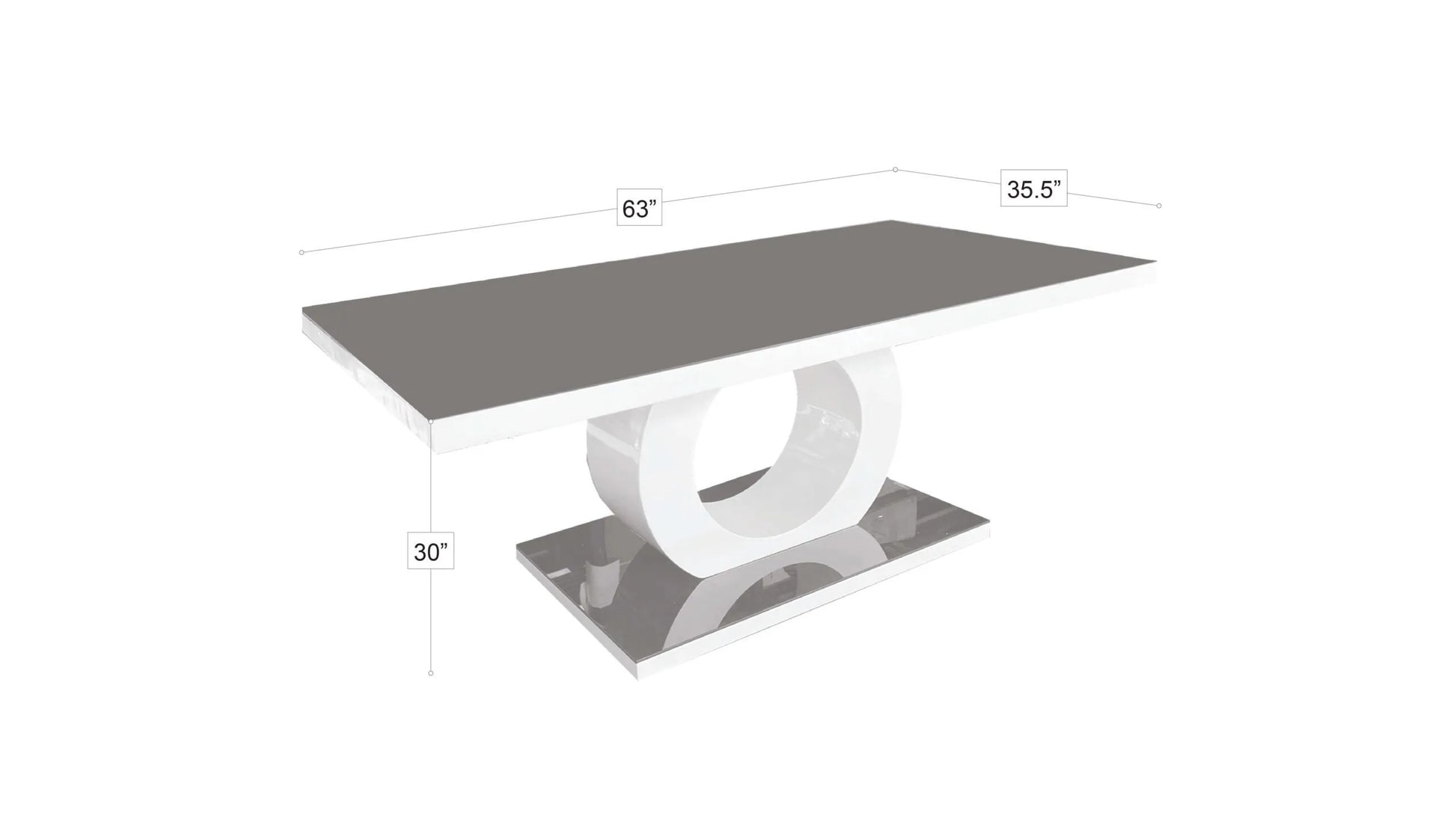 Detroit Dining Table - Venini Furniture 