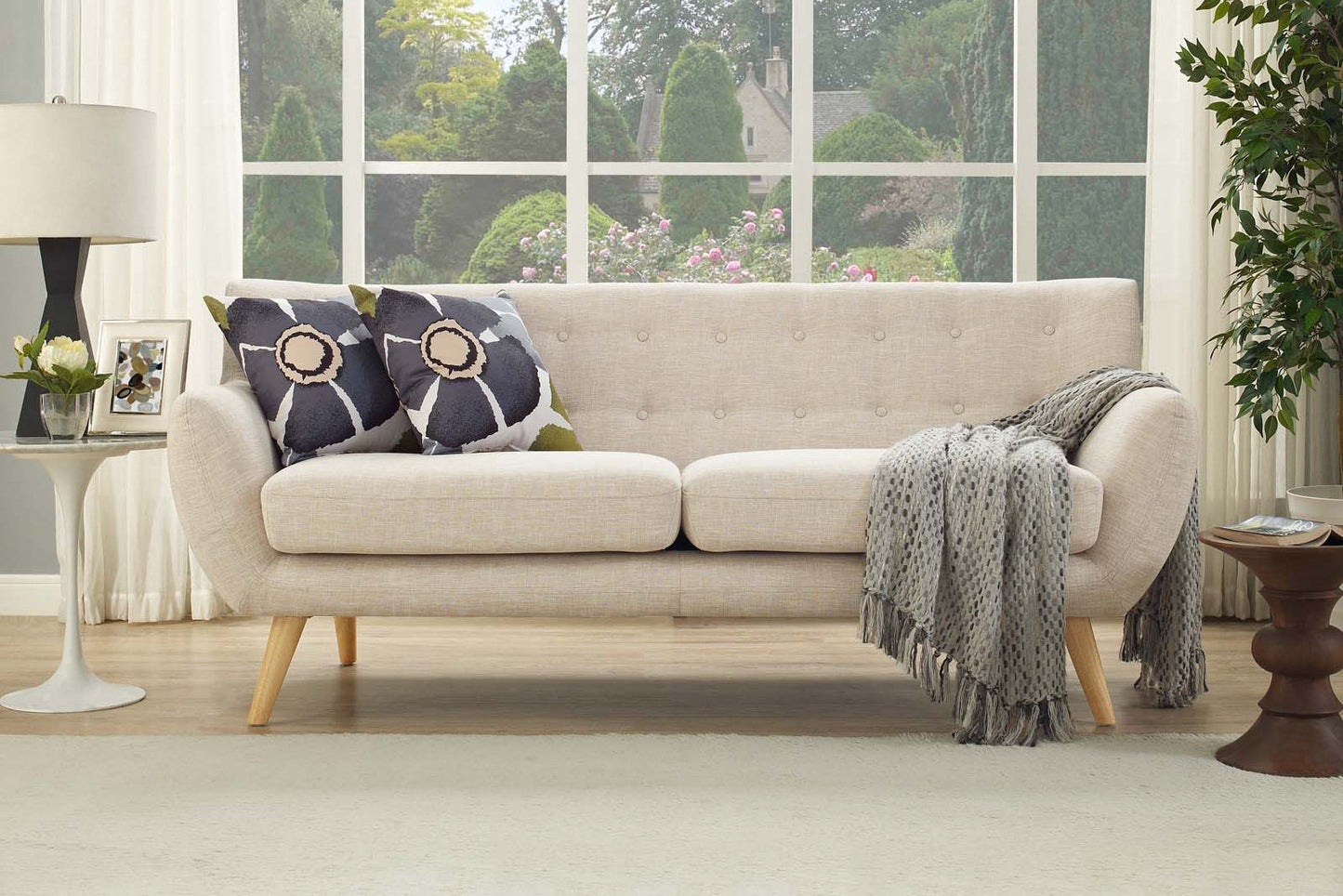 Remark Upholstered Fabric Sofa. - Venini Furniture 