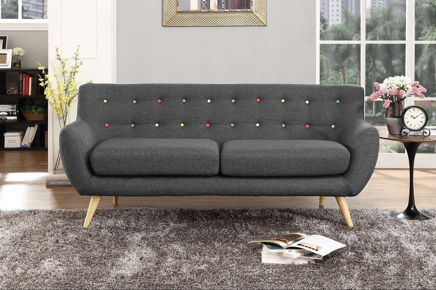 Remark Upholstered Fabric Sofa. - Venini Furniture 