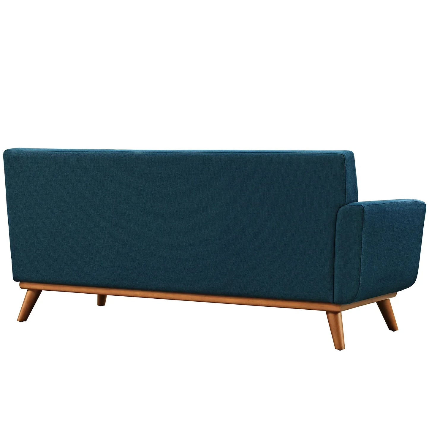 Engage L-Shaped Upholstered Fabric Sectional Sofa in Azure. - Venini Furniture 