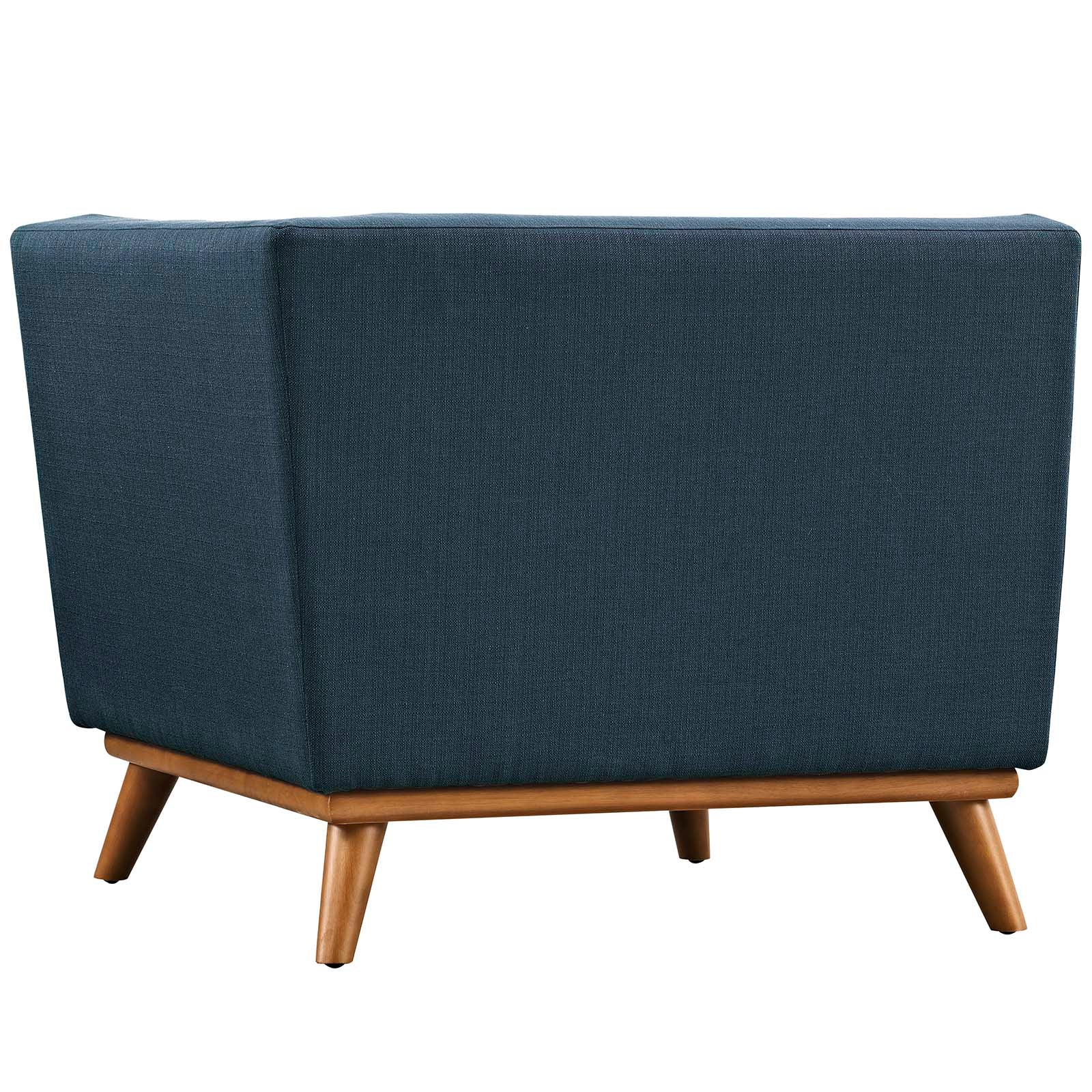 Engage L-Shaped Upholstered Fabric Sectional Sofa in Azure. - Venini Furniture 