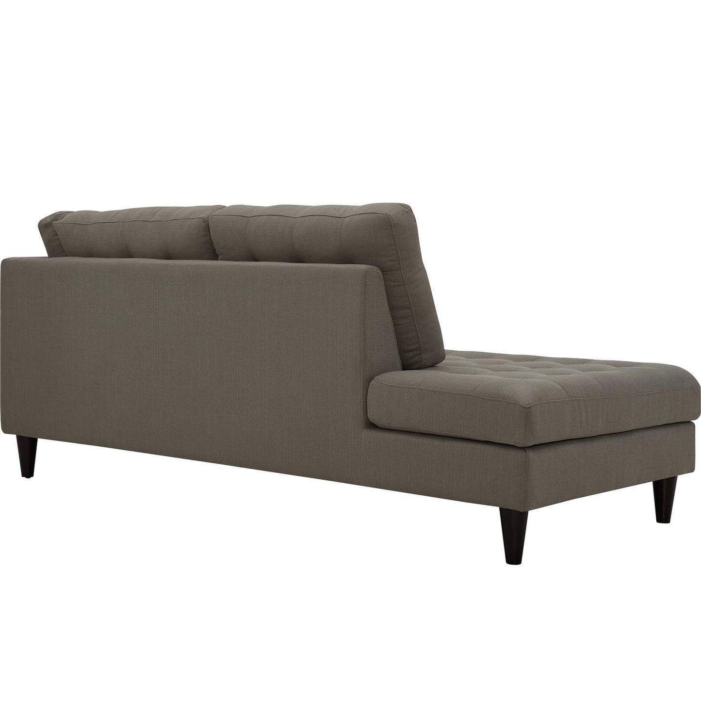 Empress 2 Piece Upholstered Fabric Left Facing Bumper Sectional. - Venini Furniture 