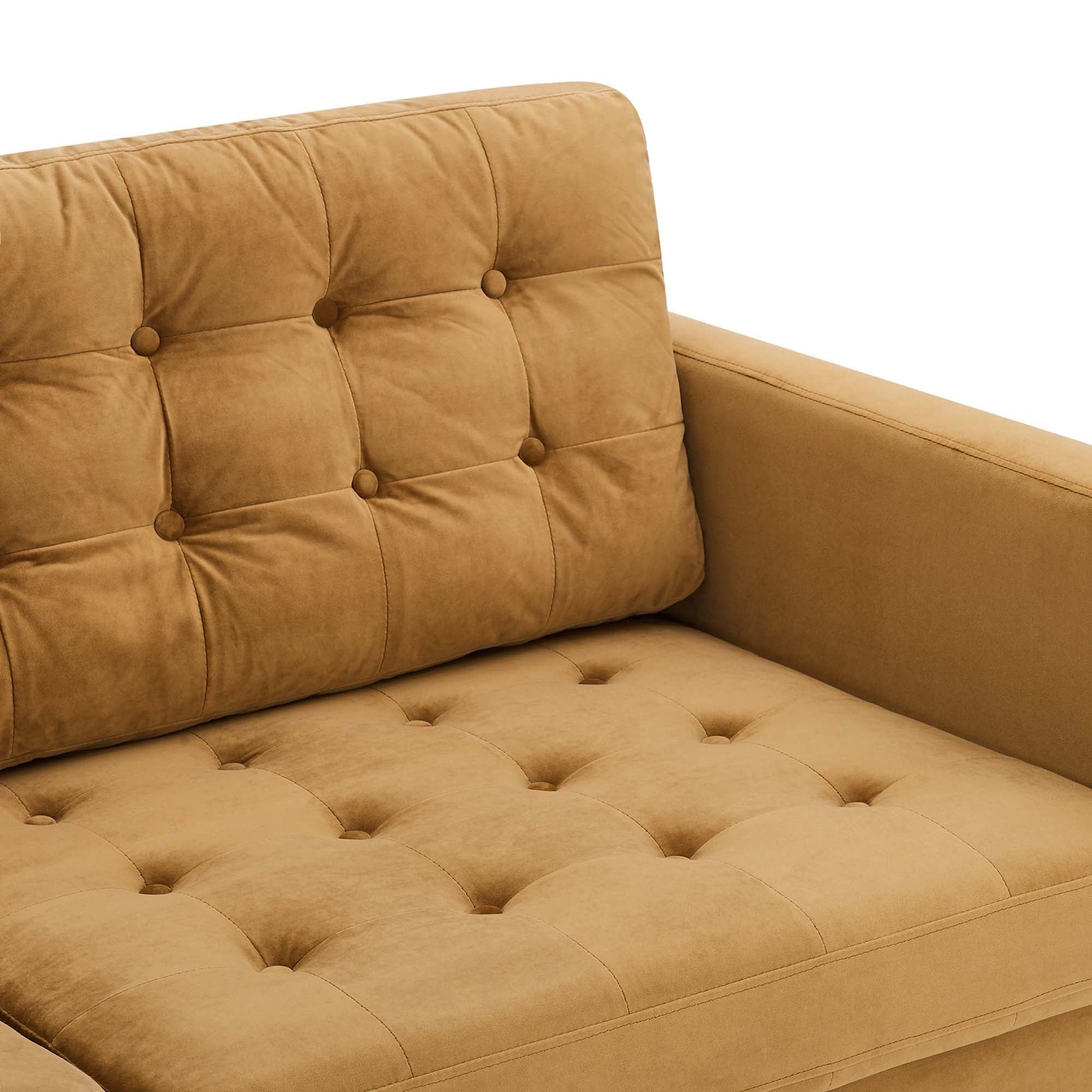 Exalt Tufted Performance Velvet Sofa. - Venini Furniture 