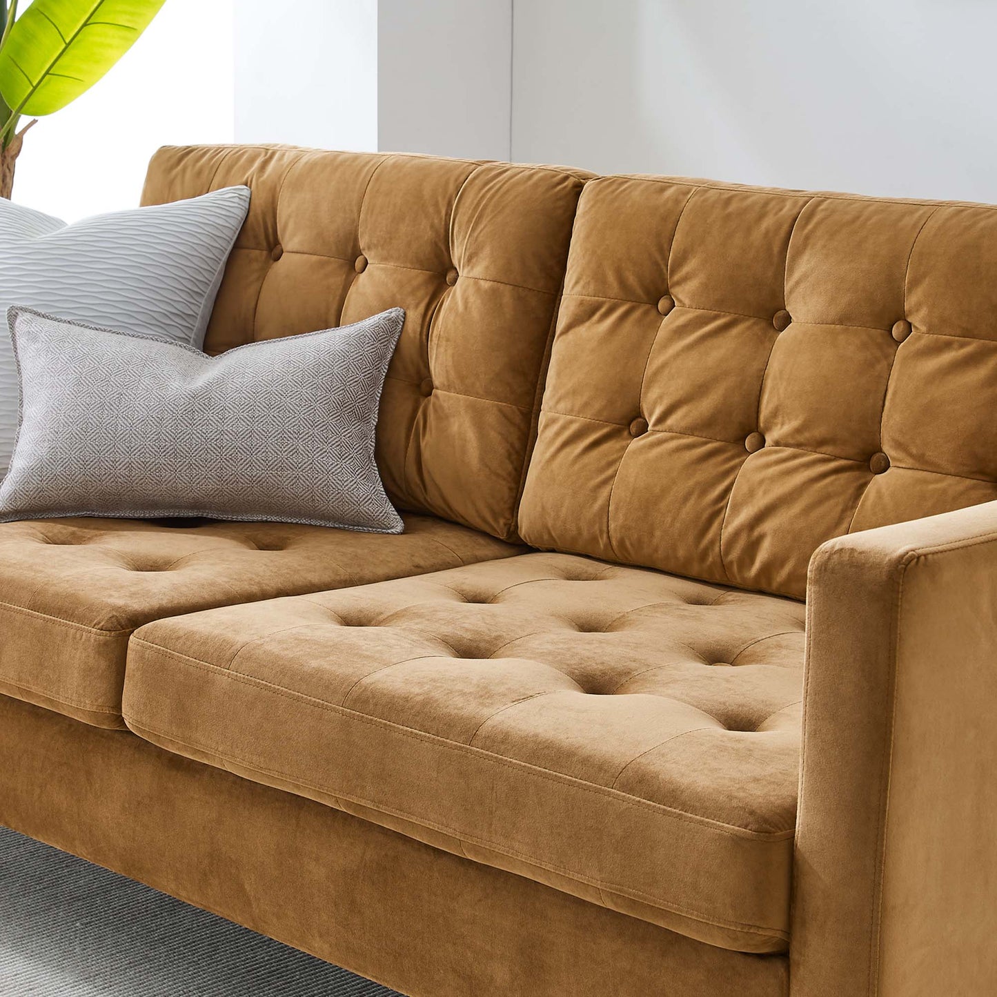 Exalt Tufted Performance Velvet Sofa. - Venini Furniture 