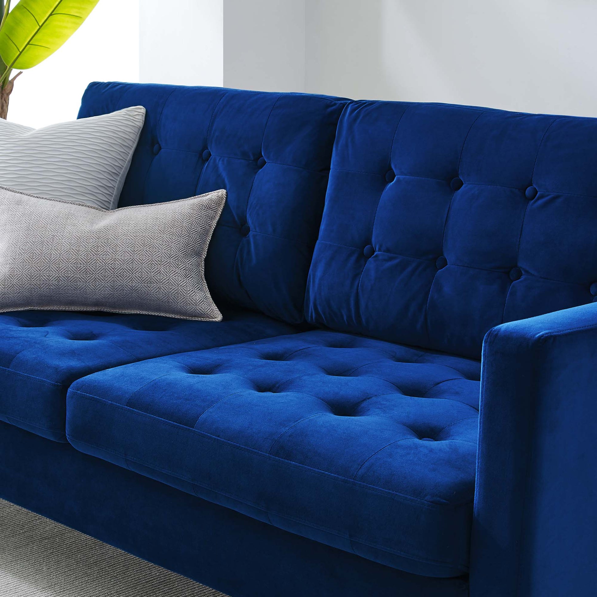 Exalt Tufted Performance Velvet Sofa. - Venini Furniture 