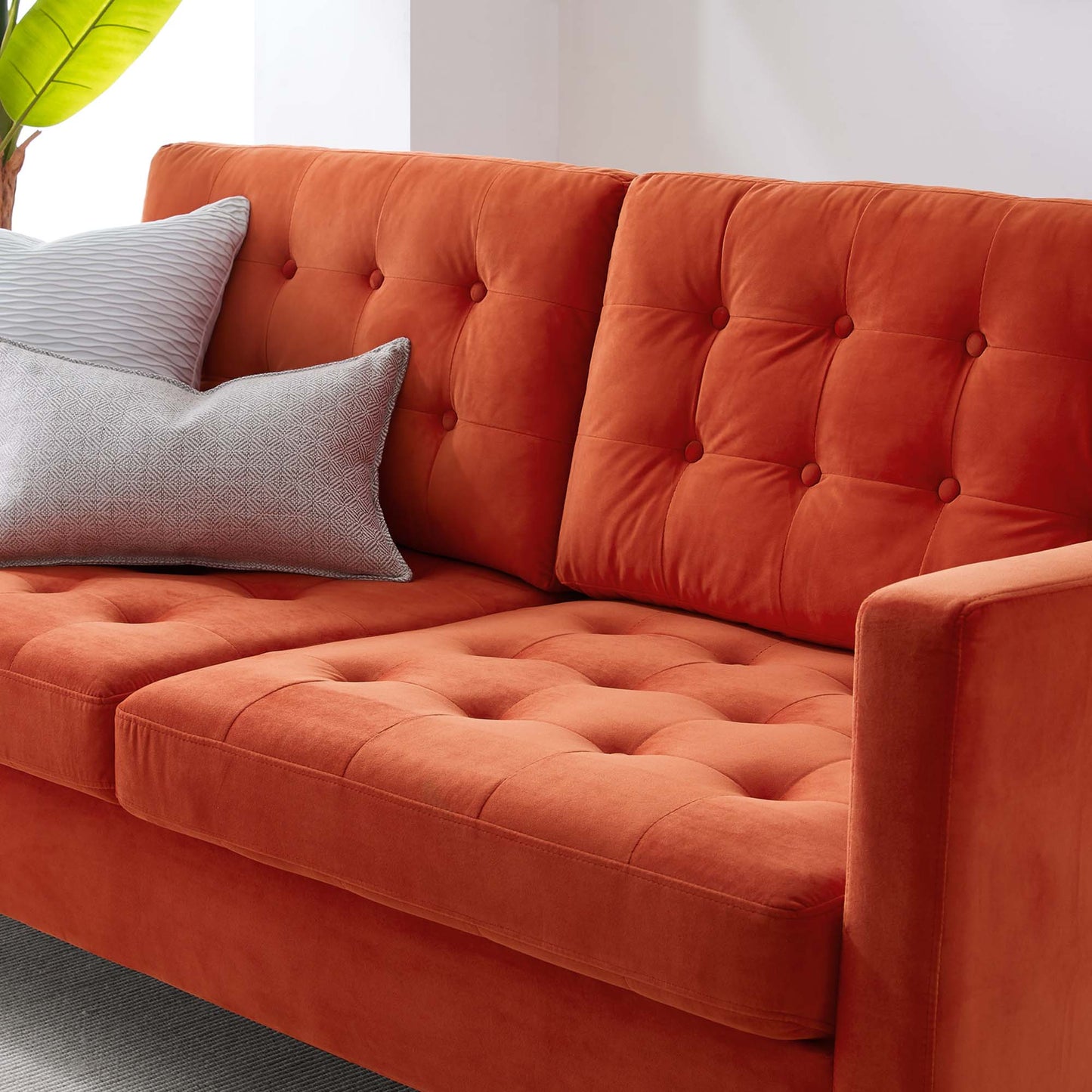 Exalt Tufted Performance Velvet Sofa. - Venini Furniture 