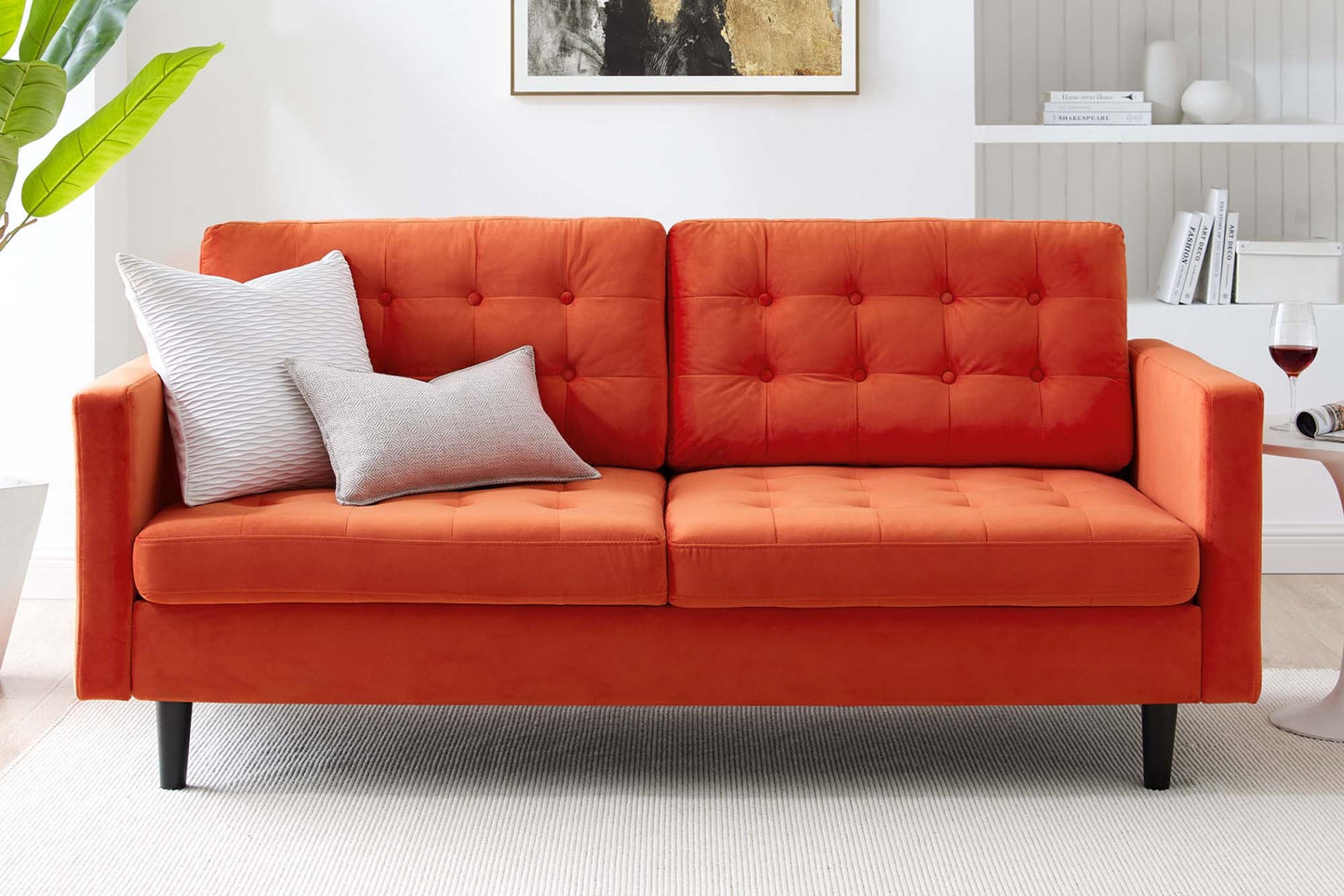 Exalt Tufted Performance Velvet Sofa. - Venini Furniture 