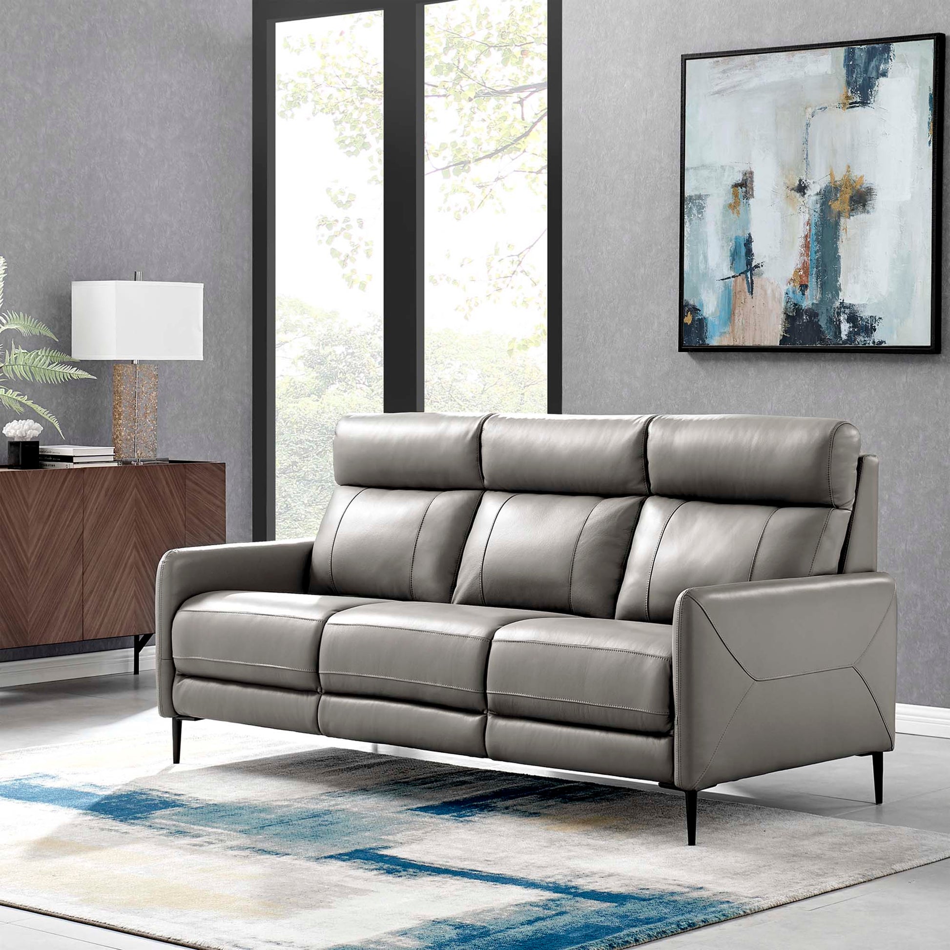 Huxley Leather Sofa. - Venini Furniture 