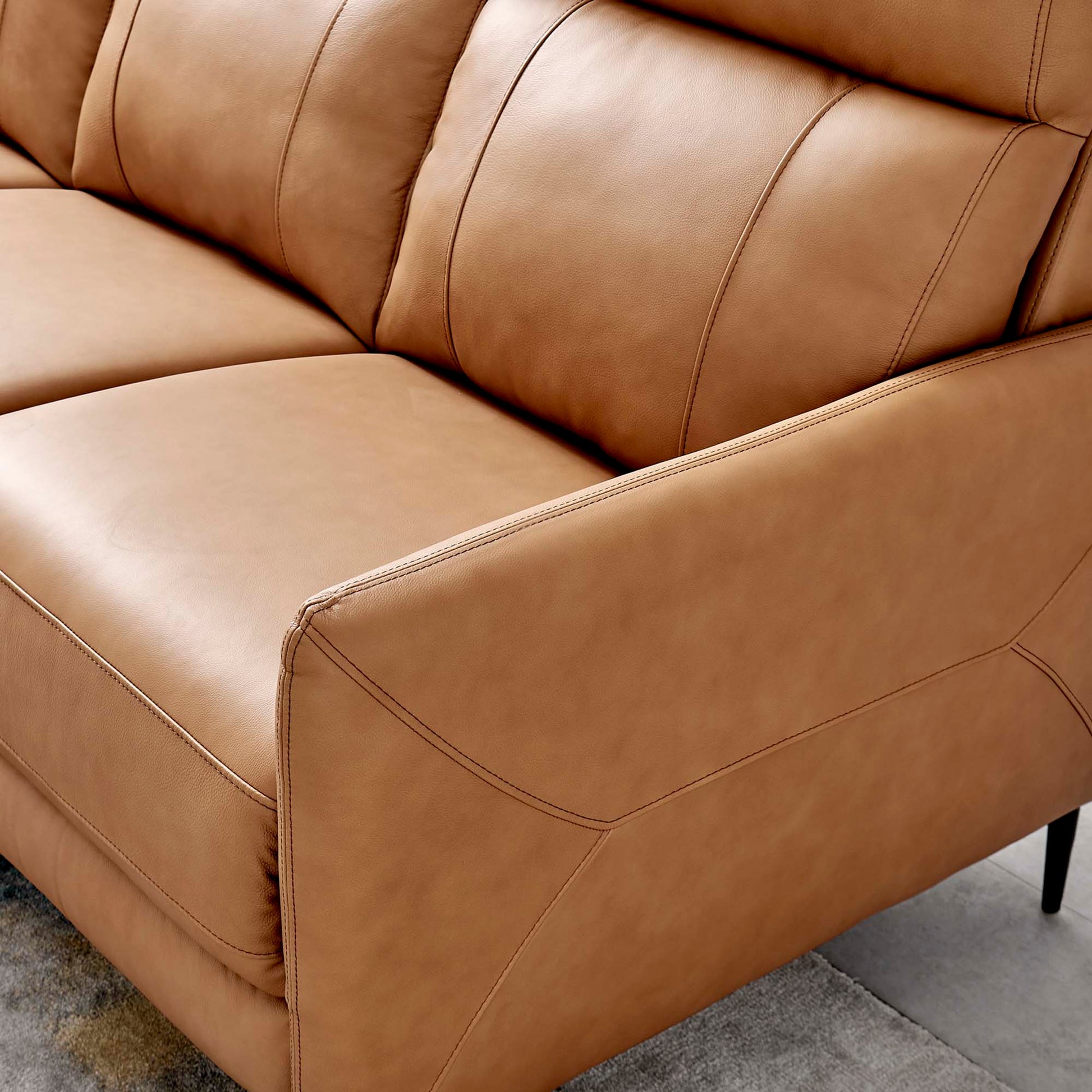 Huxley Leather Sofa. - Venini Furniture 