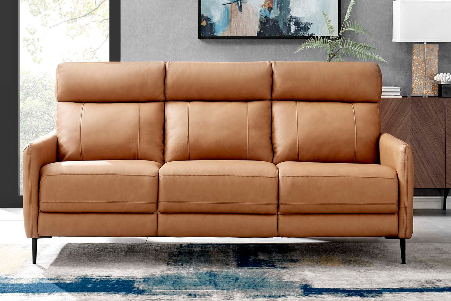 Huxley Leather Sofa. - Venini Furniture 