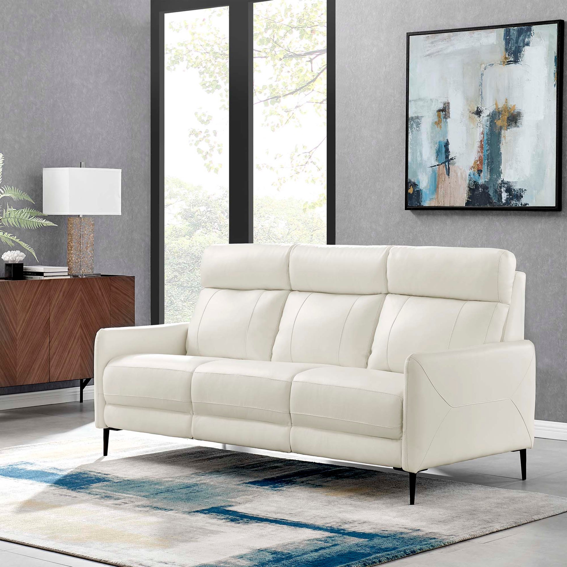 Huxley Leather Sofa. - Venini Furniture 