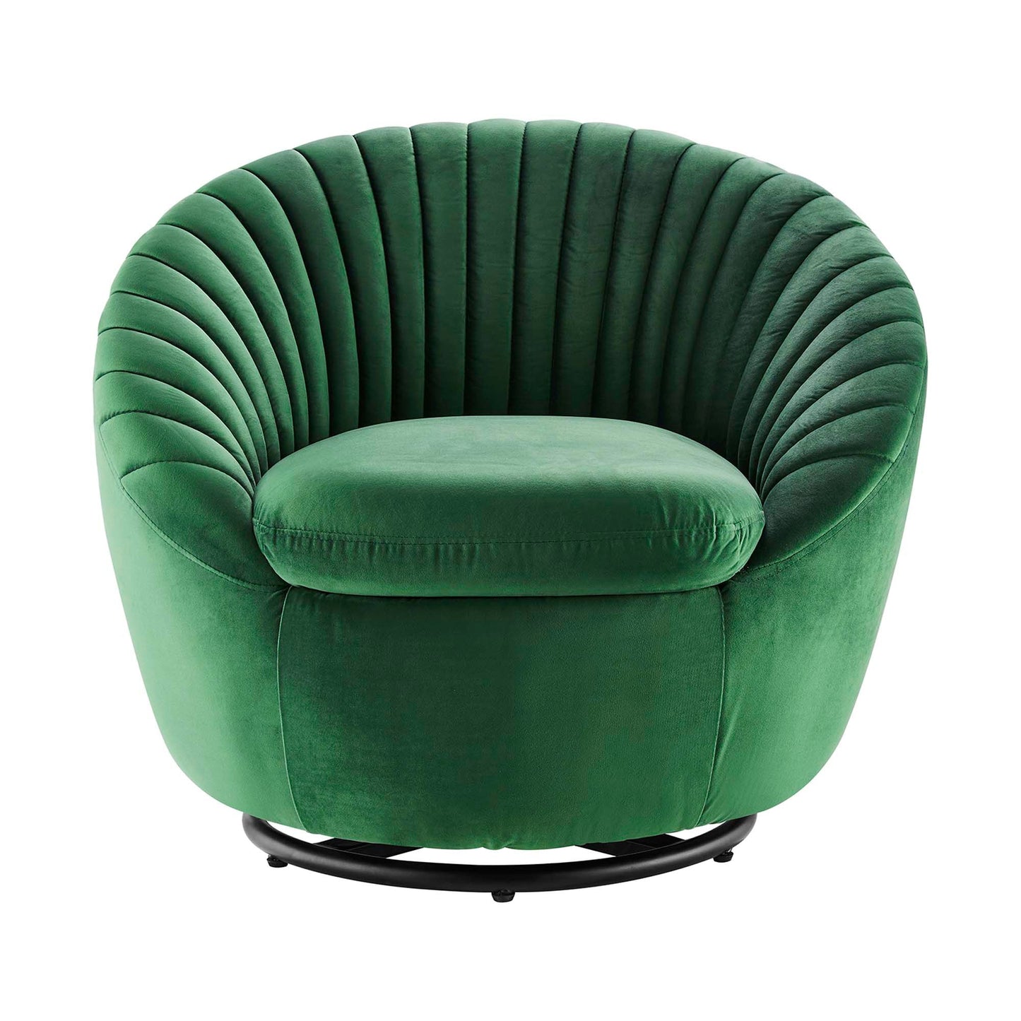 Whirr Tufted Performance Velvet Swivel Chair FREE SHIPPING. - Venini Furniture 