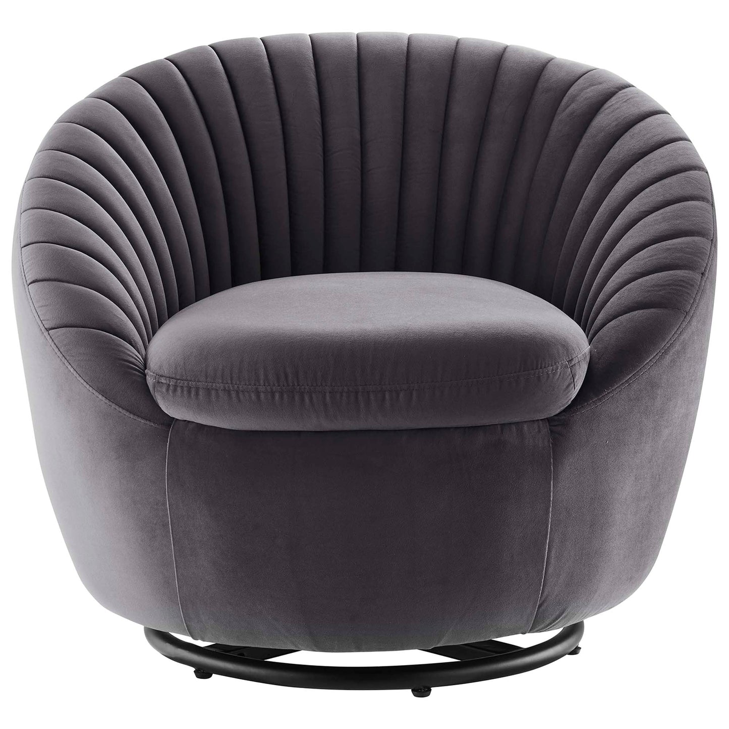 Whirr Tufted Performance Velvet Swivel Chair FREE SHIPPING. - Venini Furniture 