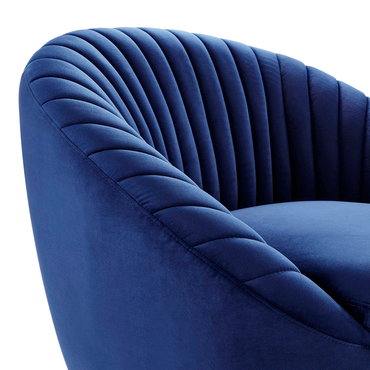 Whirr Tufted Performance Velvet Swivel Chair FREE SHIPPING. - Venini Furniture 