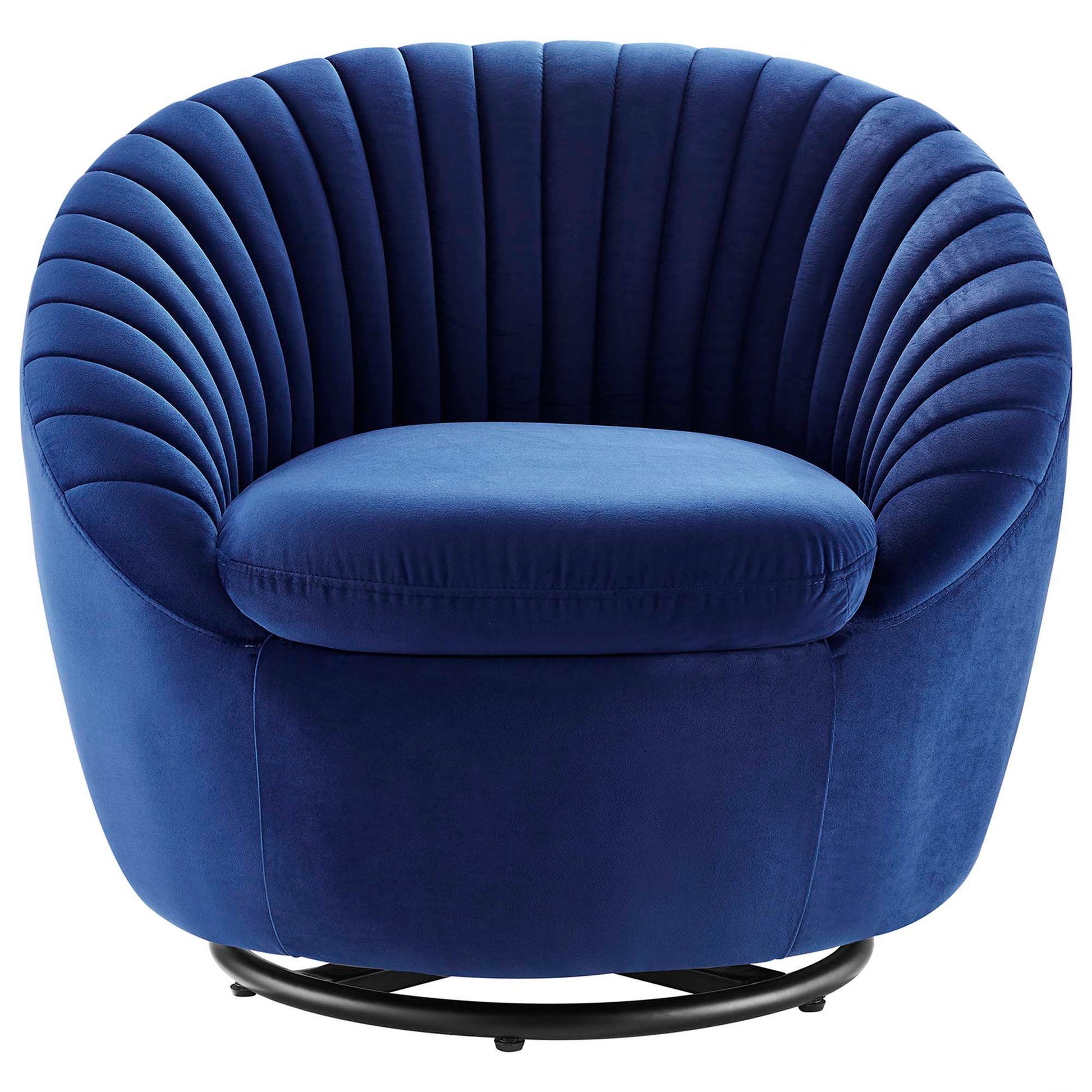 Whirr Tufted Performance Velvet Swivel Chair FREE SHIPPING. - Venini Furniture 