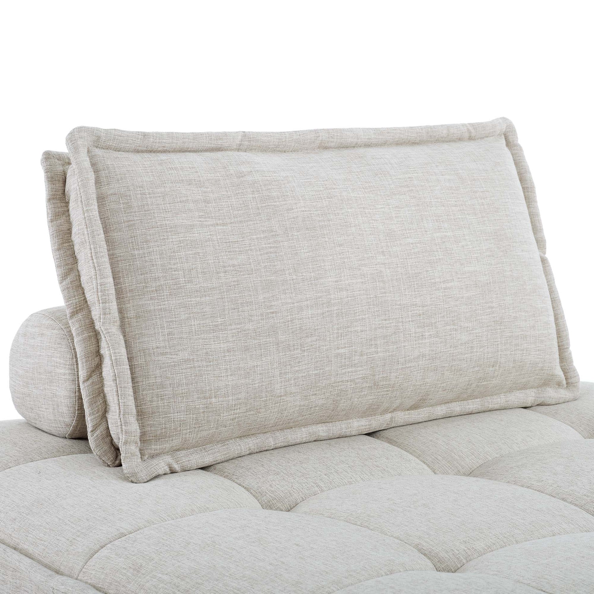 Saunter 4-Piece Tufted Fabric Fabric Sectional Sofa - Venini Furniture 