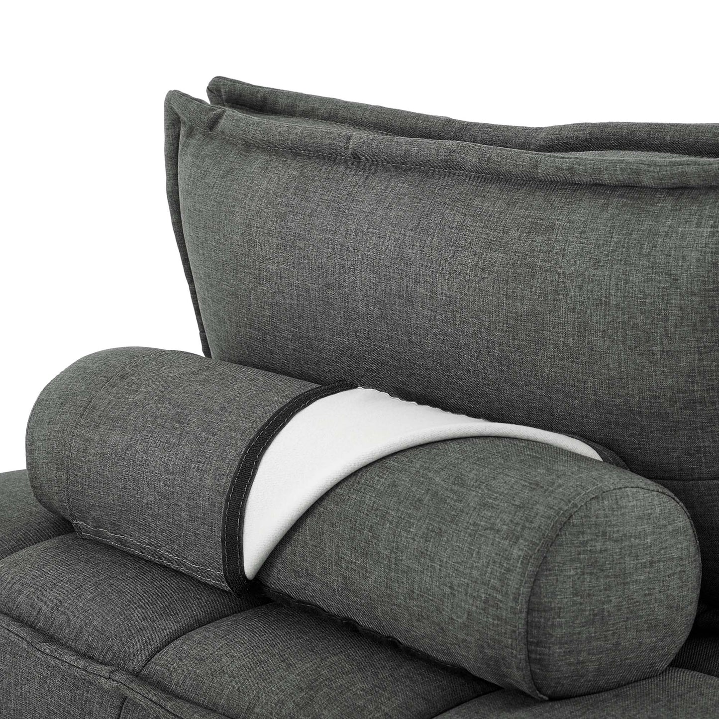 Saunter 4-Piece Tufted Fabric Fabric Sectional Sofa - Venini Furniture 