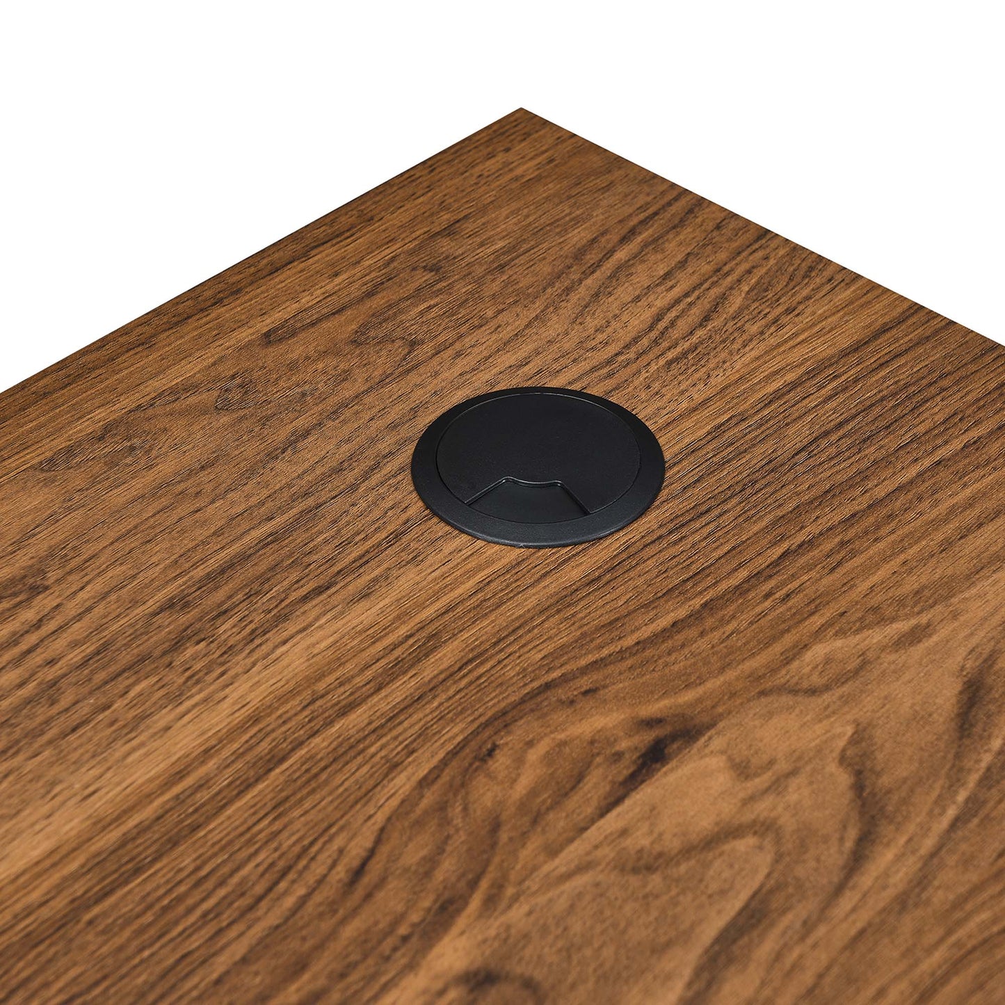 Render Wood Desk and File Cabinet Set in Walnut. - Venini Furniture 