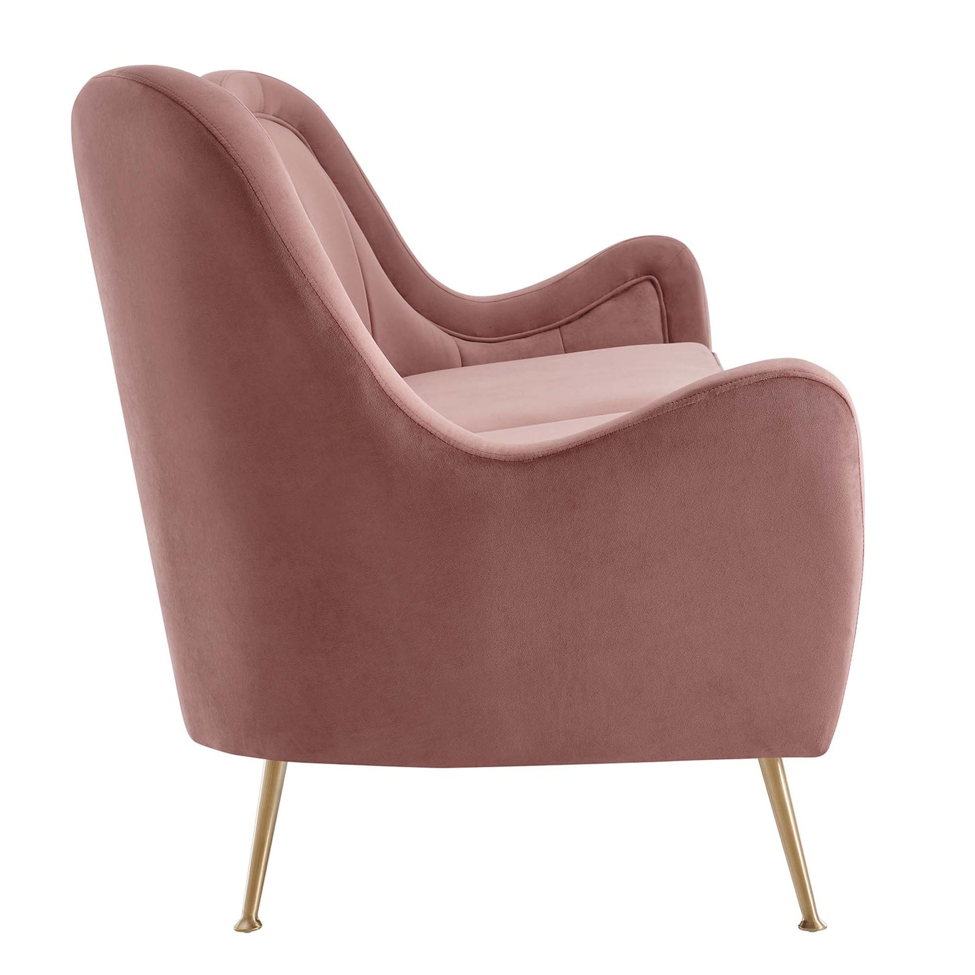 Cheshire Channel Tufted Performance Velvet Sofa. - Venini Furniture 