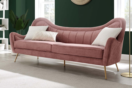 Cheshire Channel Tufted Performance Velvet Sofa. - Venini Furniture 