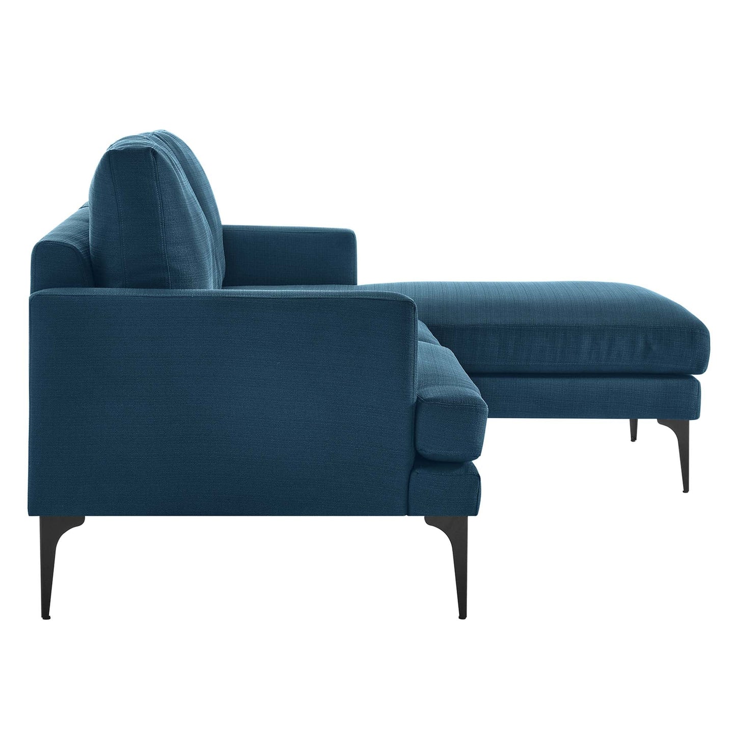 Evermore Right-Facing Upholstered Fabric Sectional Sofa. - Venini Furniture 
