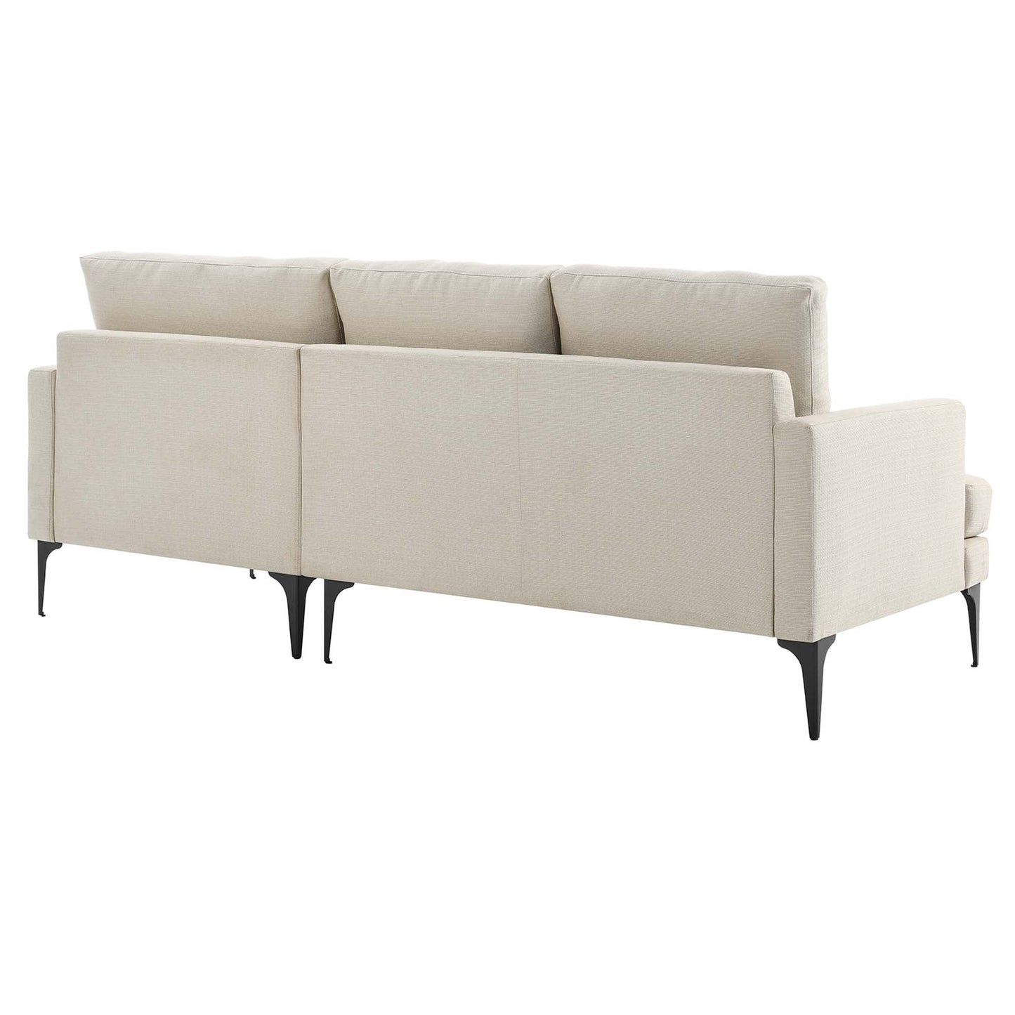 Evermore Right-Facing Upholstered Fabric Sectional Sofa. - Venini Furniture 