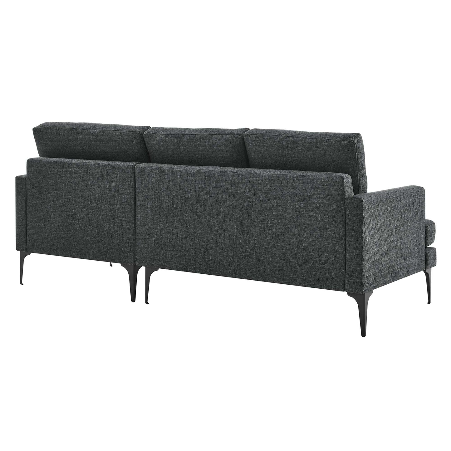Evermore Right-Facing Upholstered Fabric Sectional Sofa. - Venini Furniture 