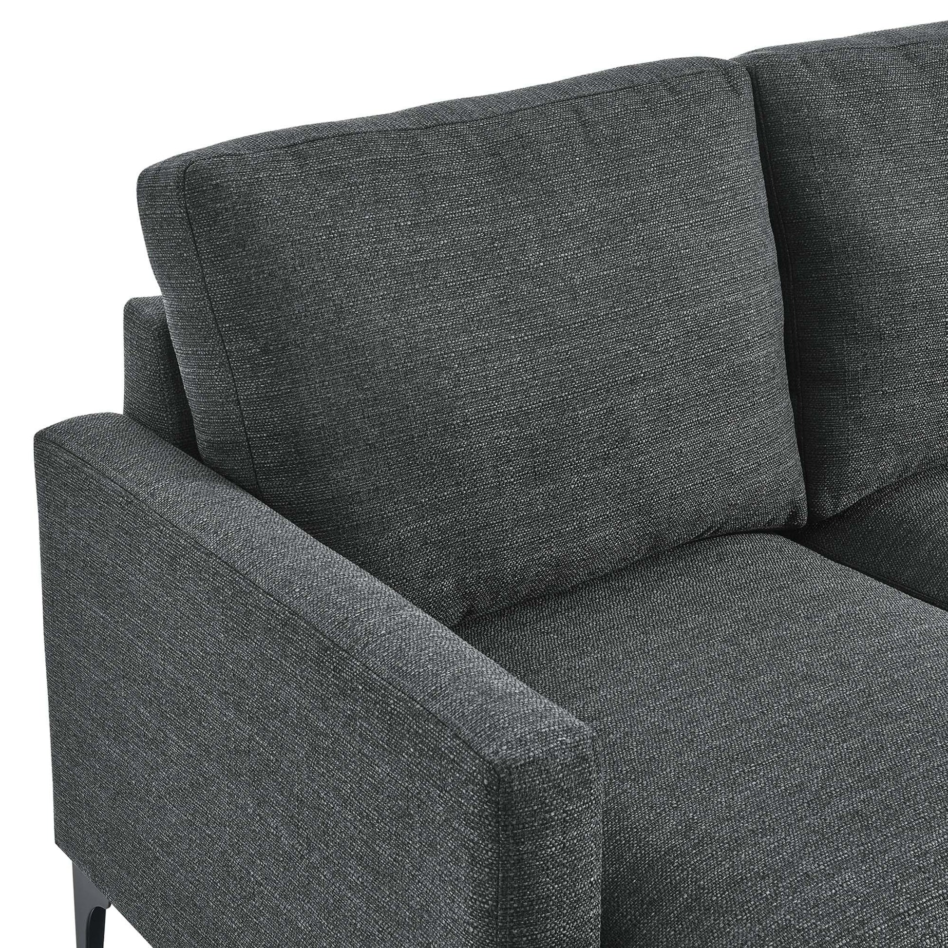 Evermore Right-Facing Upholstered Fabric Sectional Sofa. - Venini Furniture 