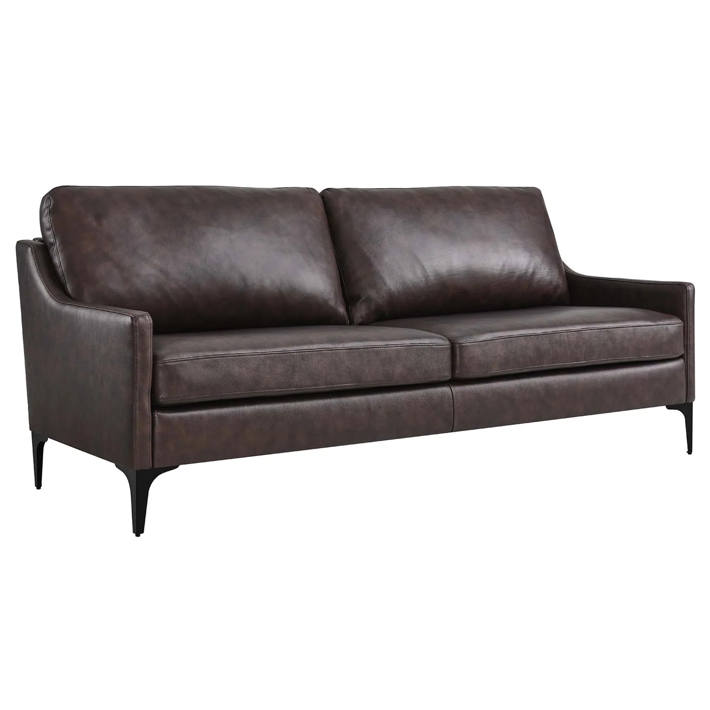Corland Leather Sofa. - Venini Furniture 