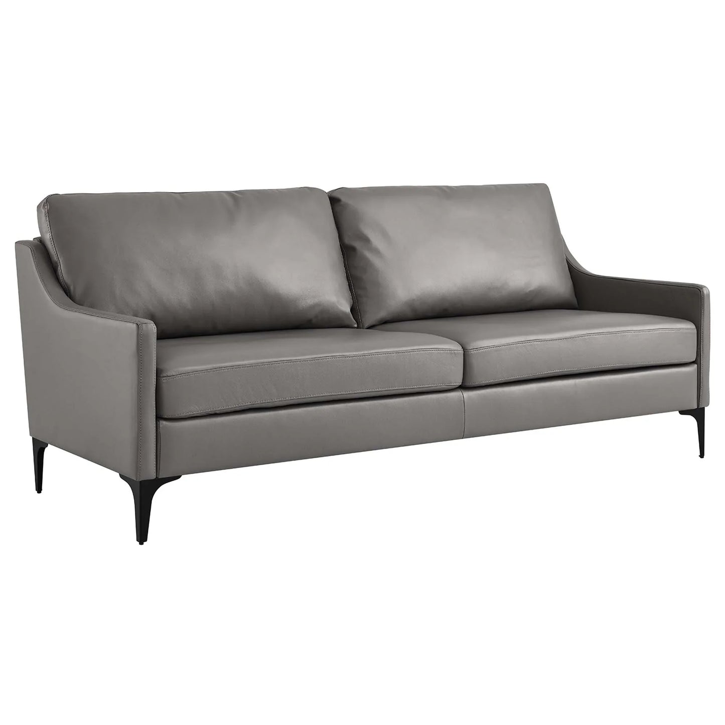 Corland Leather Sofa. - Venini Furniture 