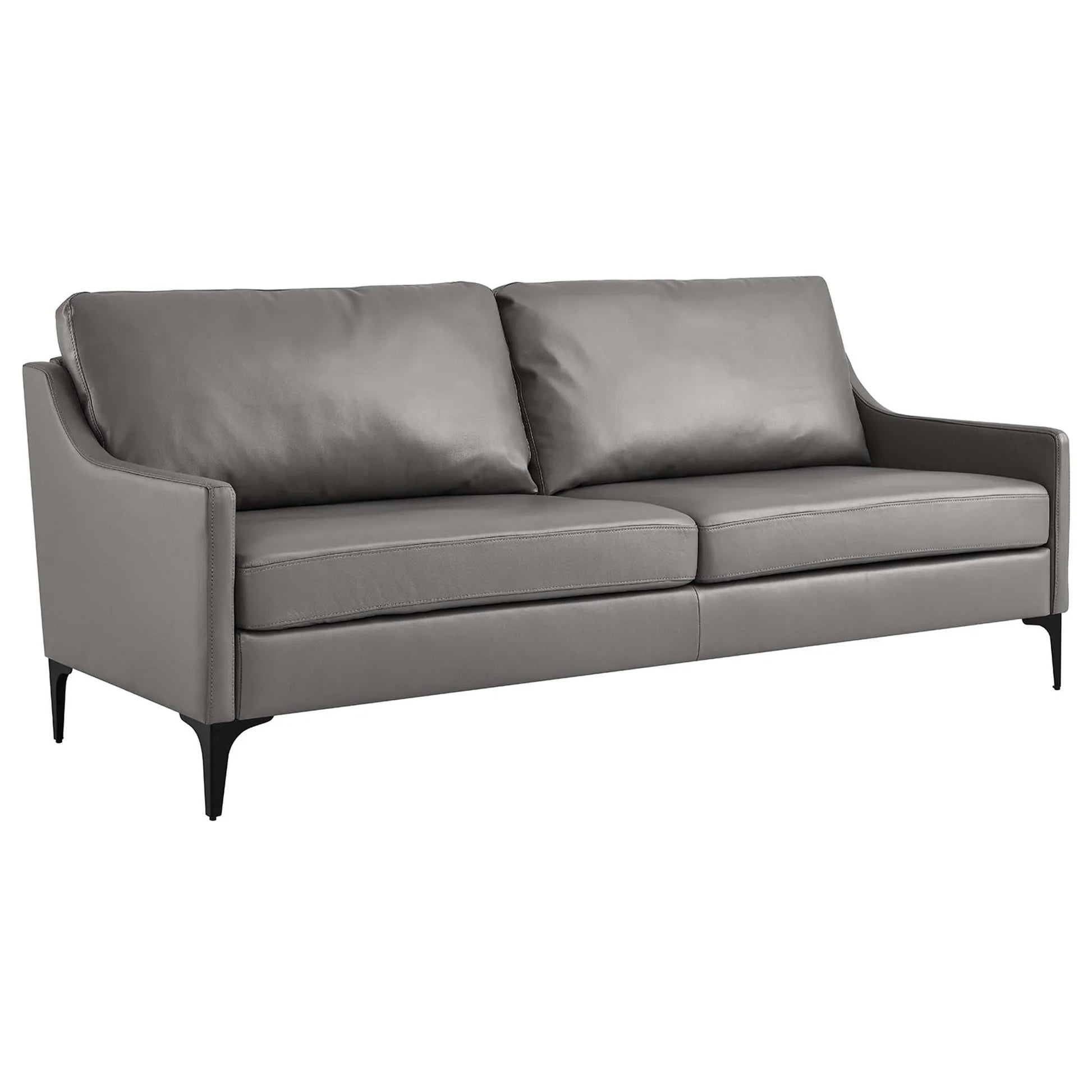 Corland Leather Sofa. - Venini Furniture 