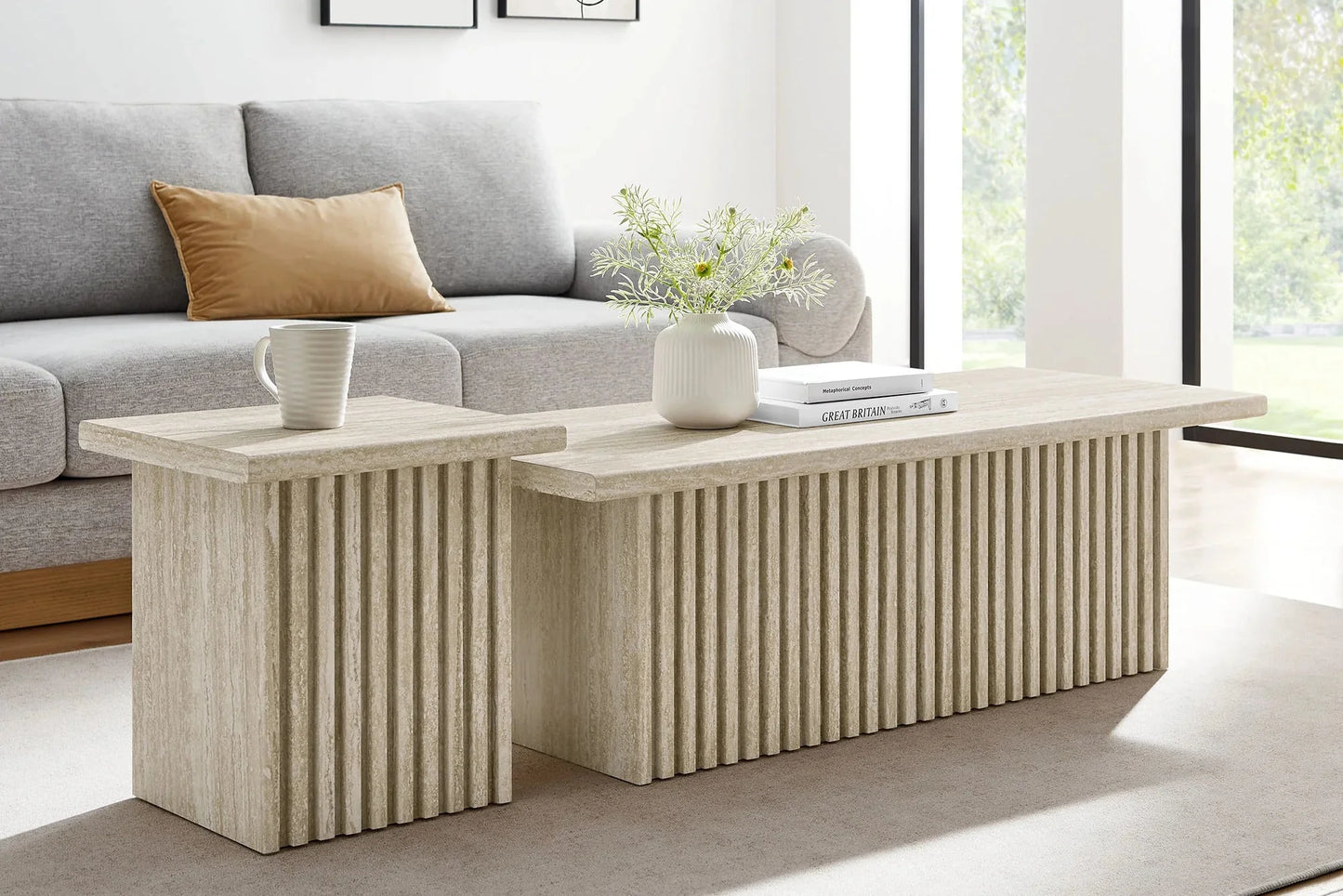 Render Nesting Coffee Tables Set of 2. - Venini Furniture 