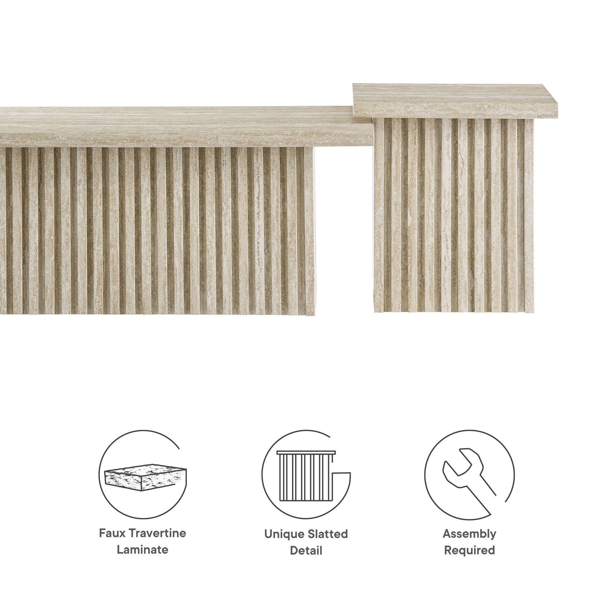 Render Nesting Coffee Tables Set of 2. - Venini Furniture 